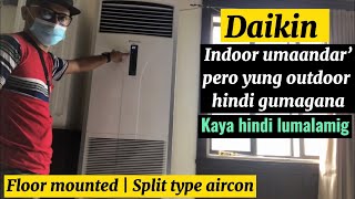 Daikin split type  floor mounted aircon outdoor not working [upl. by Black]