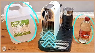 🧼 Descalcificar una cafetera NESPRESSO con vinagre 🤯 [upl. by Navanod]