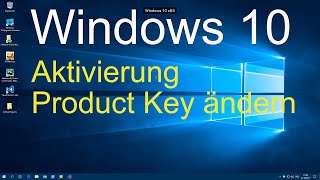 Windows 10  Aktivierung [upl. by Heintz105]