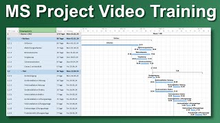 MS Project Video Training [upl. by Brittaney]