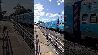 F703 sale de Tapiales a Est Ing CastelloLBS 26102024train belgranosur railway rail travel [upl. by Marys]