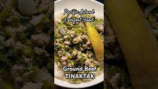 Guam’s Fave Comfort Food TINAKTAK using groundbeef [upl. by Enohsal]