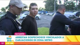 Bajo arresto sospechosos de quotcarjackingsquot en la zona metro [upl. by Eiluj]