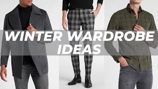 Cold Weather Outfit Ideas For Men  Featuring Express [upl. by Lowney]