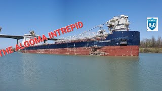 The Algoma Intrepid lining up for lock 3 [upl. by Norga]