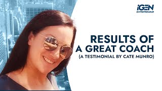 Results of A Great Coach  A Testimonial by Cate Munro [upl. by Llenrep55]