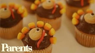 Thanksgiving Dessert Ideas  Turkey Cupcakes  Parents [upl. by Bury926]