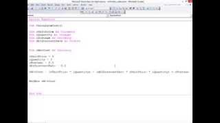 7 Introduction to Programming with VBA  Complex Arithmetic Expressions [upl. by Isleana]