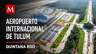 AMLO preside inauguración del Aeropuerto Internacional de Tulum quotFelipe Carrillo Puertoquot [upl. by Gagnon432]