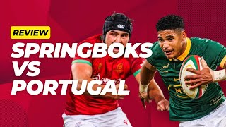 SPRINGBOKS VS PORTUGAL  BLOEMFONTEIN TEST 2024 REVIEW [upl. by Stiegler]