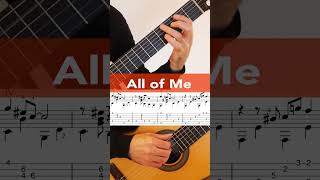 All of me Simons and Mark Guitar arrangement [upl. by Toll]