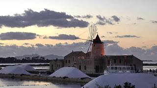 SALINE DI TRAPANI  Isola di MOZIA e lo STAGNONE  Marsala Sicilia [upl. by Ogden]