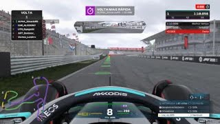 F1 2022 Netherlands Pole Lap 110898 MERCEDES [upl. by Alih]