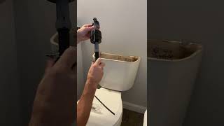 Replace toilet fill valve in 3 minutes [upl. by Hgielek]