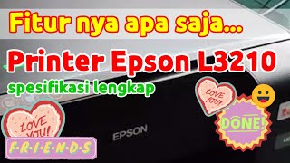 Fitur printer epson l3210 bisa apa saja ya [upl. by Enicnarf]