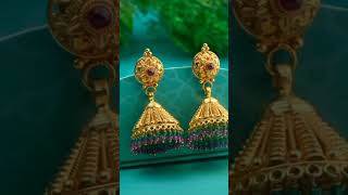 Latest stylish earrings design 😍😍❤️❤️earringcollectionwhatsappst [upl. by Avruch]