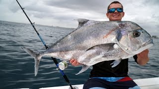 GIANT African Pompano  TROPHY Fish Catch Clean Cook [upl. by Rosenbaum]