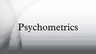 Psychometrics [upl. by Ihtak218]