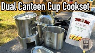 Dual Canteen Cup Cookset Breakfast [upl. by Helfand]