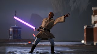 Star Wars Jedi Fallen Order  MACE WINDU JEDI MASTER ROBES  CAL MOD quotIm sorry citizenquot [upl. by Ahtanamas]