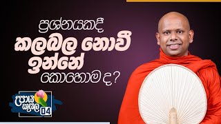 04 ප්‍රශ්නයකදී කලබල නොවී ඉන්නේ කොහොම ද ‍ උපාය කුසල  Venerable Welimada Saddaseela Thero [upl. by Shae]