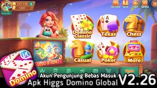 Apk Higgs Domino Global Versi 226 Paket Lengkap Tombol Kirim Mod X8 Speeder Terbaru [upl. by Fernande614]