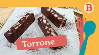 Nougat o famoso torrone de chocolate  Band Receitas [upl. by Leinadnhoj838]