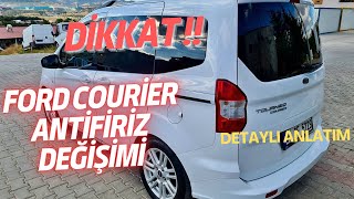 Ford Courier Antifiriz Değişimi Nasıl Yapılır Detaylı Video [upl. by Novello]