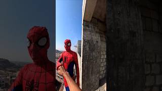 Spiderman parkour Free running pov 😂rooftoprun parkourfreerun parkour parkourlifeshortslife [upl. by Ambrosia]