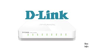 D link 8 Port Gigabit Switch DGS1008A Boxinfo [upl. by Pete]