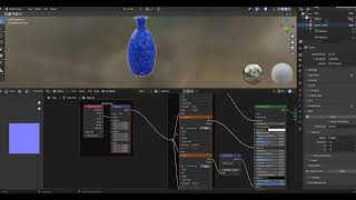 texture baking 3 how to make a vase in blender [upl. by Ahsekin]