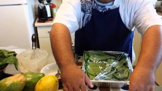 How to make Lupulu in a Pan W CHEF PREZ [upl. by Hayyifas120]