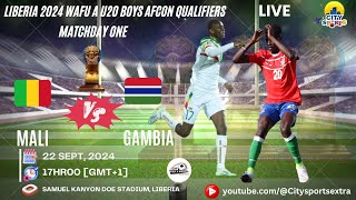 Mali U20 vs Gambia U20 Live  2024 WAFU A U20 Boys Nations  2025 AFCON Qualifiers [upl. by Cheadle]