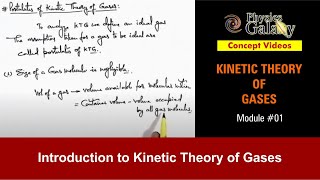 Class 11 Physics  Kinetic Theory of Gases  1 Introduction to Kinetic Theory of Gases  JEE amp NEET [upl. by Nick94]