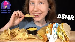 ASMR TACO BELL CHALUPA BOX MUKBANG No Talking EATING SOUNDS [upl. by Eatnoled]