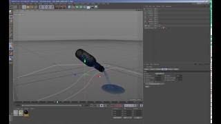 Tutorial  RealFlow  Cinema 4D ParticleObject Interaction Fluid colliding [upl. by Chiang]