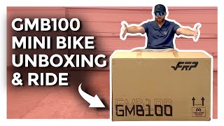 FRP GMB100 Mini Bike Unboxing and Quick Setup See It in Action [upl. by Manly331]