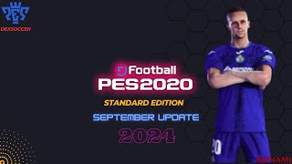 PES 2020  Option File  September Update 20232024  PS4 PS5 PC [upl. by Bernarr]