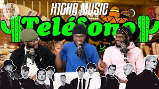 TELÉFONO Remix Lyric Video  pH1 HAON Woodie Gochild Jay Park SikK TRADE L  Reaction [upl. by Arat]