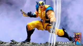 10 Iconic Wolverine Poses featuring the Amazing Yamaguchi Revoltech Wolverine figure [upl. by Nnylaehs]