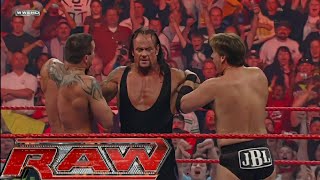 Randy Orton EdgeJBL amp Chavo Guerrero vs Triple H Undertaker John Cena ampKane Pt2 RAW Apr 212008 [upl. by Mal]