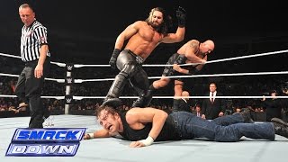 Roman Reigns amp Dean Ambrose vs Big Show amp Seth Rollins SmackDown January 9 2015 [upl. by Levey]