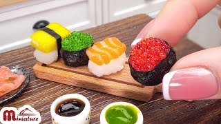 Ultimate Japanese Sushi Recipe Idea  ASMR Cooking Mini Food [upl. by Tiffani]