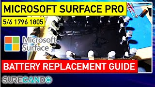 Microsoft 1796 Surface Pro 56 Battery Replacement Done Right Your StepbyStep Guide [upl. by Annawad]