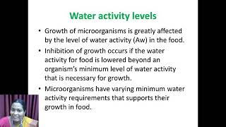 Factors affecting Microbial Growth in Food Intrinsic Factors  VHNSNCollege Autonomous [upl. by Yrod]