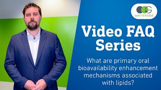 What are primary oral bioavailability enhancement mechanisms associated with lipids  Gattefossé [upl. by Brody]