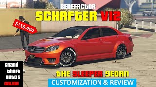 Benefactor Schafter V12 Mercedes Benz CL65E63 AMGBest Customization and Review GTA 5 Online [upl. by Aley]