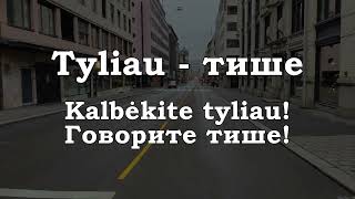 Урок 00266 Tyliau  тише [upl. by Aserej457]