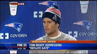 Tom Brady addresses deflategate [upl. by Cynthie]