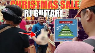 RJ GUITAR CHRISTMAS SALE 2024  VLOGMAS 1 2024 [upl. by Ialocin]